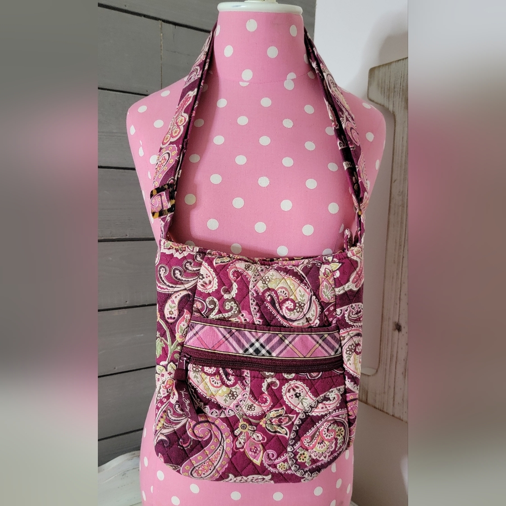 Vera Bradley Piccadilly Plum Crossbody Hipster Bag